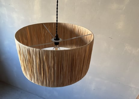 HABITAT ハビタ　サルト ラフィア ペンダントランプ　S-642