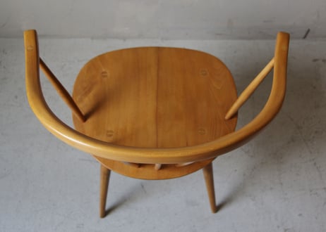 ✶ ERCOL アーコール　スモーカーズ(カウホーン)チェア　S-339