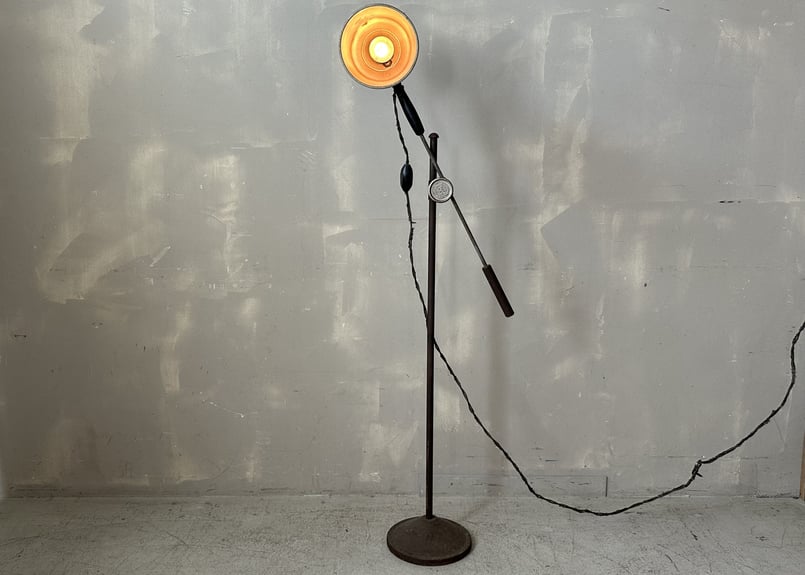 木製キャンベルランプ ウィリアム・キャンベル社製フロアランプ S-793 | mumokuteki antique&