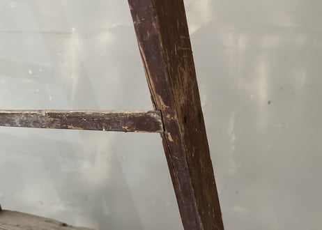 PAINTED Wood Step Ladder 木製脚立　S-802