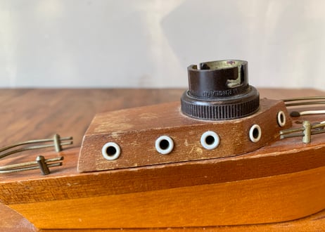 1930's~1950’s　ボート型テーブルランプ（帆なし）　S‐2402-43