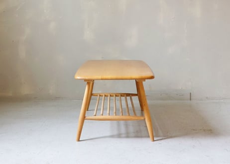 ✶ ERCOL アーコール　ラック付きコーヒーテーブル　S-307