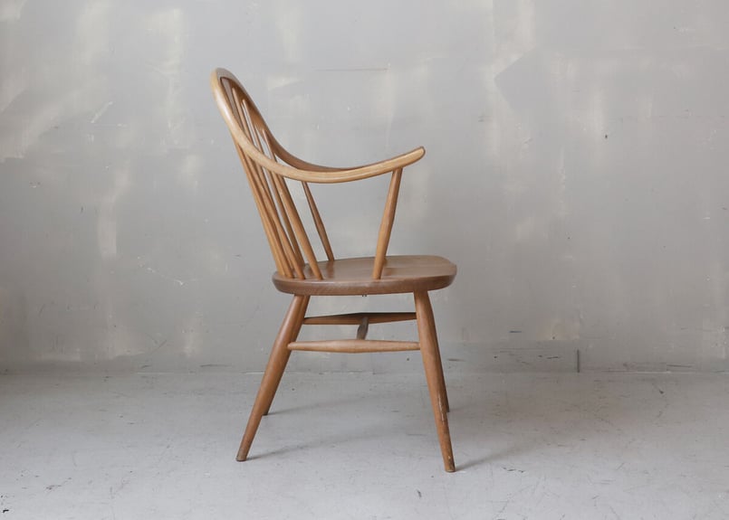 【美品】ERCOL/アーコール ボウバックチェア　イギリス イギリス アーコール社 ercol ボウバックアームチェア お117-2