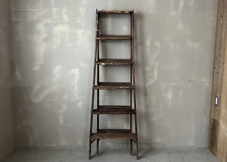 Wood Step Ladder 木製脚立　S-803