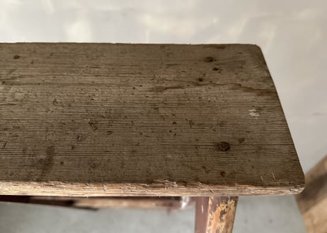 PAINTED Wood Step Ladder 木製脚立　S-802