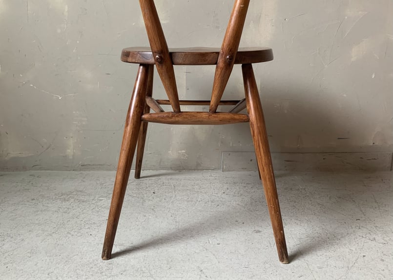 ERCOL アーコール ダブルバックスタッキングチェア(グリーンドット) S 
