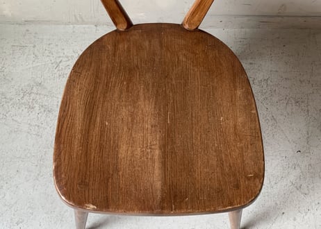 ERCOL アーコール　ダブルバックスタッキングチェア(グリーンドット)　S-528