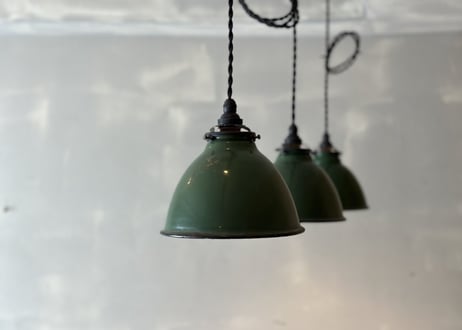 ホーローランプシェード（Green）　S-791②