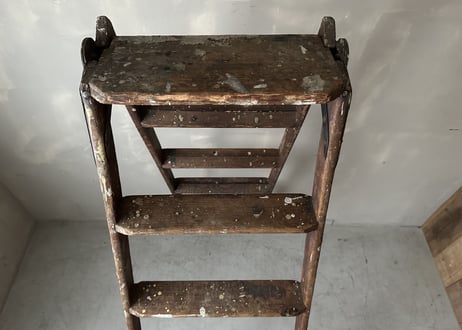 Wood Step Ladder 木製脚立　S-803