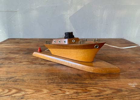 1930's~1950’s　ボート型テーブルランプ（帆なし）　S‐2402-21