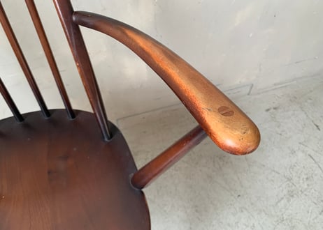 ERCOL アーコール　クエーカーアームチェア　ダーク　S-2312-52