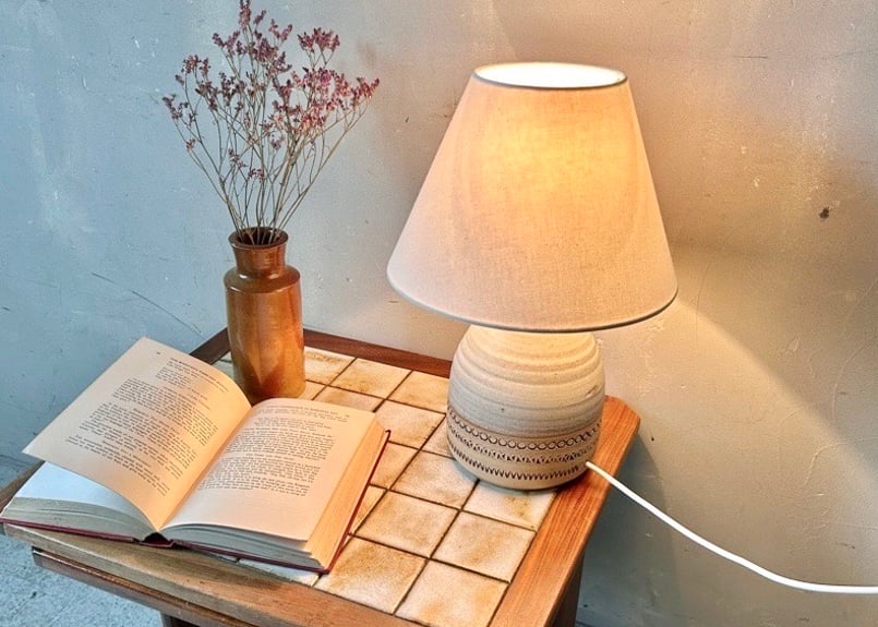 ヴィンテージ 陶器 テーブルランプ S-2411-36 | mumokuteki antiqu