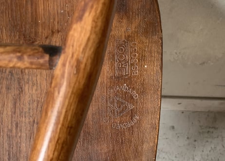 ERCOL アーコール　ダブルバックスタッキングチェア(グリーンドット)　S-528