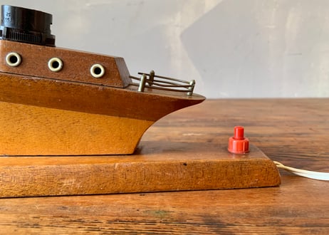 1930's~1950’s　ボート型テーブルランプ（帆なし）　S‐2402-21
