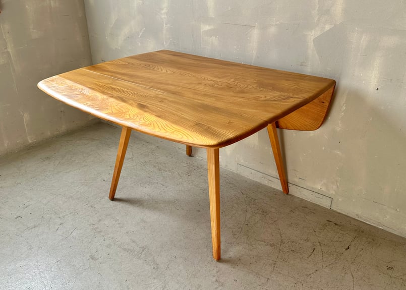 ERCOL(アーコール) /ラウンド　ドロップリーフテーブル (2) アーコール ドロップリーフ テーブル / ercol round shaped