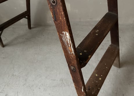 Wood Step Ladder 木製脚立　S-803