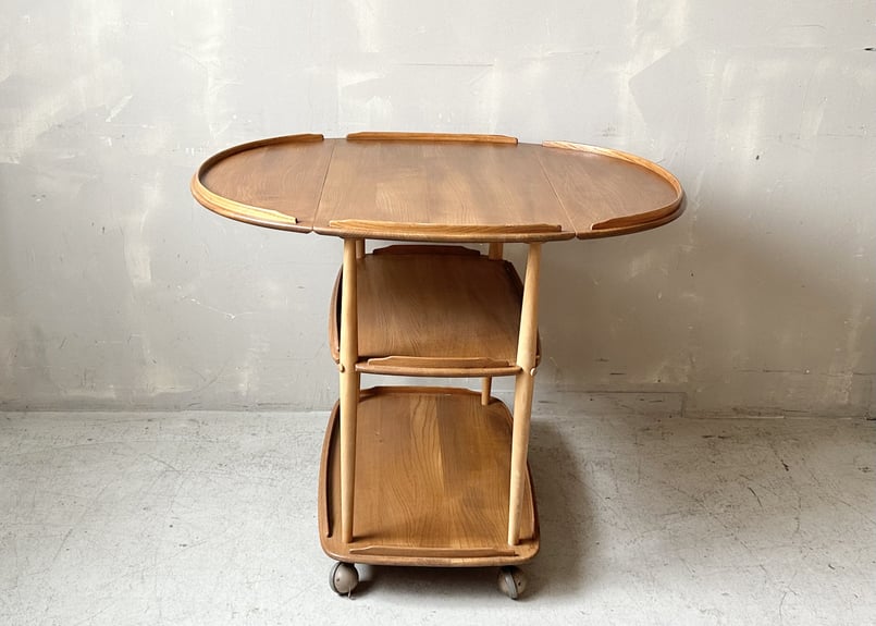 アンティーク ERCOL アーコール バタフライトロリー ワゴン テーブル