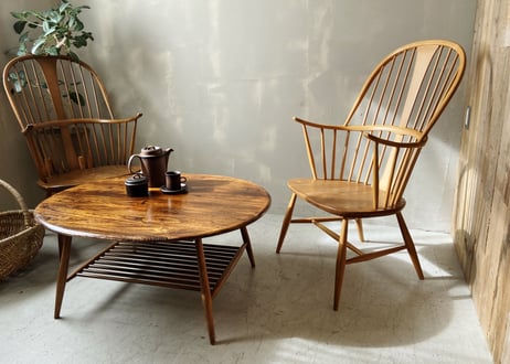 ✶ ERCOL アーコール チェアメーカーズチェア　S-439
