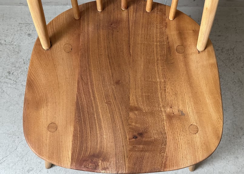 ERCOL アーコール クエーカーチェア(無着色・ワックス仕上げ・背もたれ