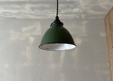 ホーローランプシェード（Green）　S-791③