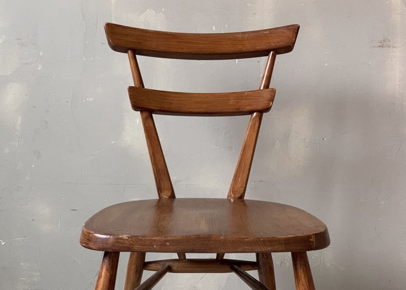 アーコール Ercol アンティーク スタッキングチェア ダブルバック