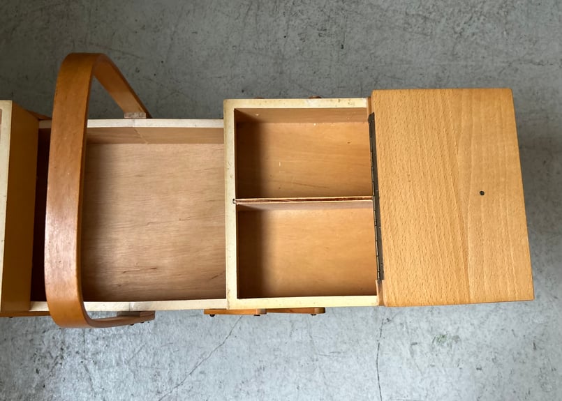 木製ソーイングボックス S-2407-35 | mumokuteki antique&repair