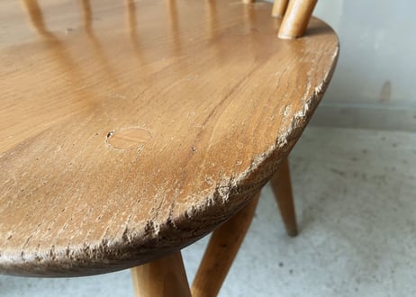 ✶ ERCOL アーコール フープバックチェア(低座面)　S-427