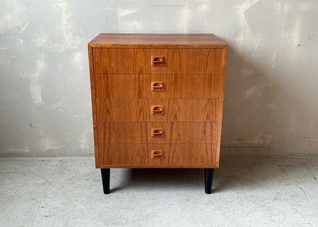 vintage チェスト デンマークヴィンテージ サイドチェスト 5段 引き出し 北欧家具