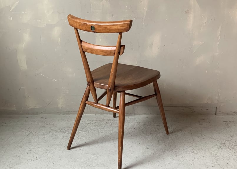 ERCOL アーコール ダブルバックスタッキングチェア(グリーンドット) S