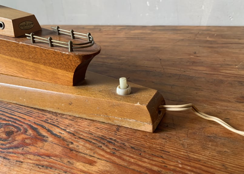 1930's~1950's ボート型テーブルランプ（帆有り） S‐2401-34 | mumo