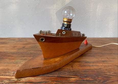1930's~1950’s　ボート型テーブルランプ（帆なし）　S‐2402-21