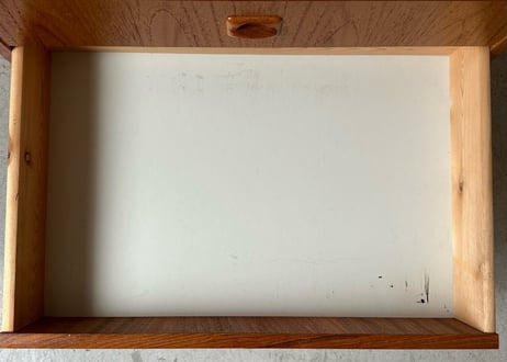 ビンテージ木製5段チェスト　S-2401-40