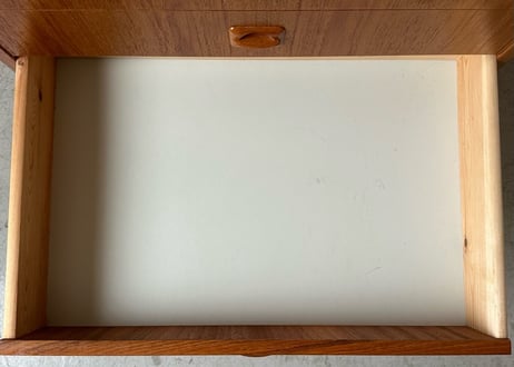 ビンテージ木製5段チェスト　S-2401-40