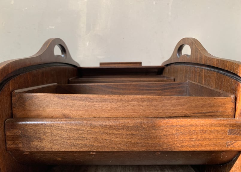 ヴィンテージ！STEPHENS' 1936 ステファン　小物入れ　蛇腹扉　レア 北欧家具 talo デンマーク製 ビンテージ 蛇腹キャビネット