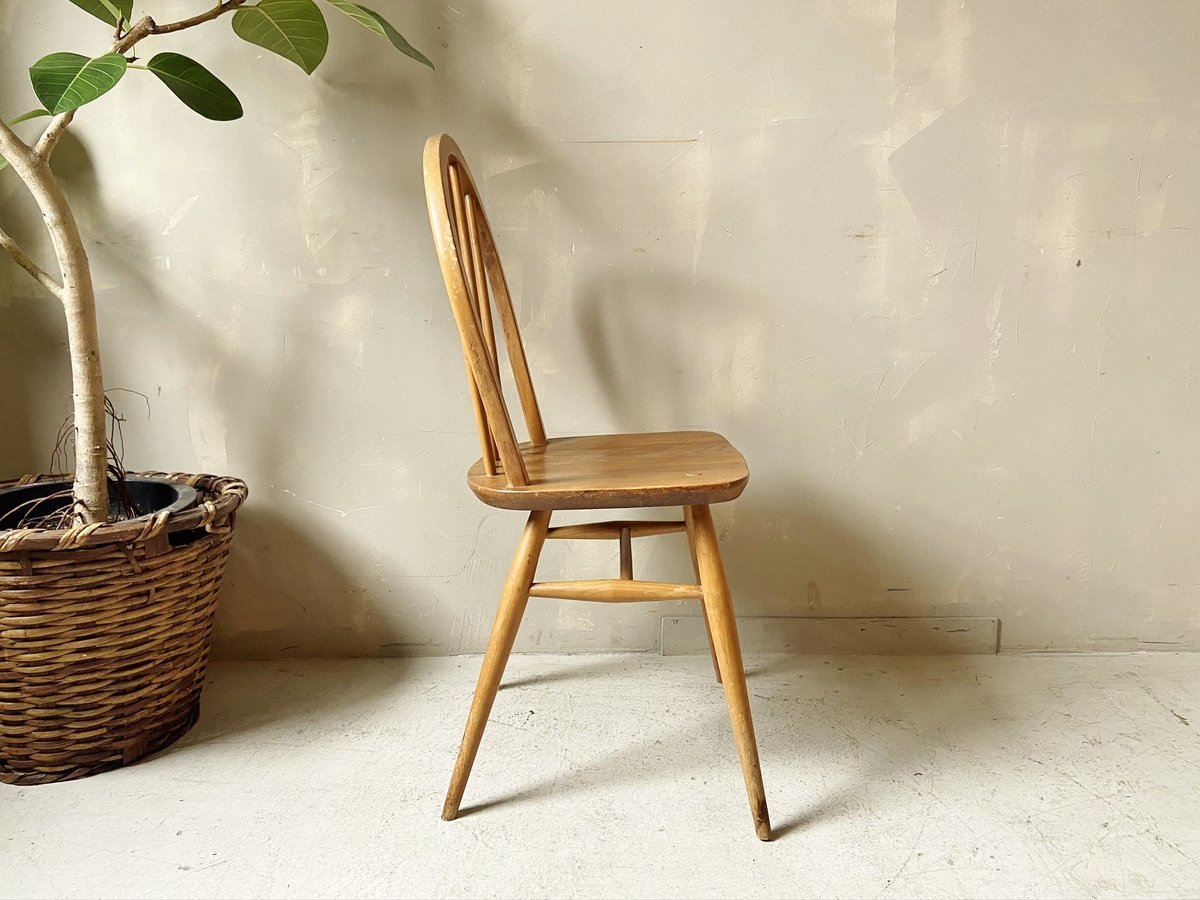 ✶ ERCOL アーコール フープバックチェア（フルメンテナンス） S