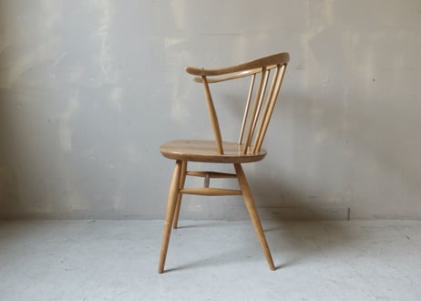 ✶ERCOL アーコール　スモーカーズ(カウホーン)チェア（フルメンテナンス）　S-448