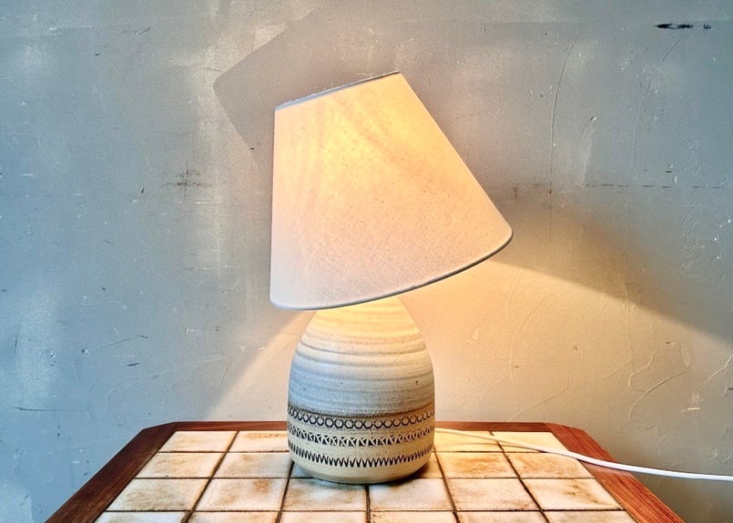 ヴィンテージ 陶器 テーブルランプ S-2411-36 | mumokuteki antiqu