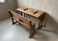 ロングスクールデスク＆スクールベンチ　S-769