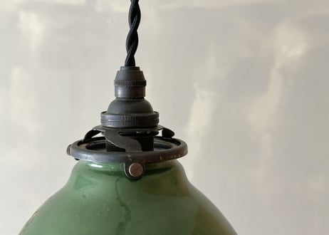 ホーローランプシェード（Green）　S-791③