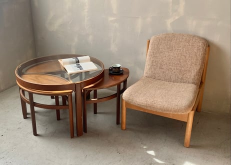 Nathanネイサン　ネストガラストップコーヒーテーブル　S-2312-50