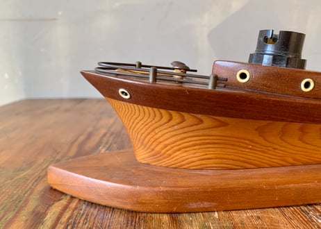 1930's~1950’s　ボート型テーブルランプ（帆なし）　S‐2402-22