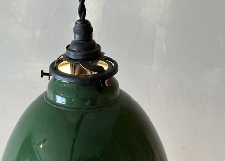ホーローランプシェード（Green）　S-791①