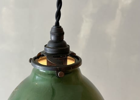 ホーローランプシェード（Green）　S-791③