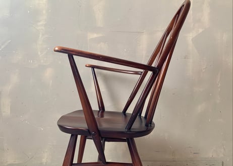 ERCOL アーコール　クエーカーアームチェア　ダーク　S-2312-52