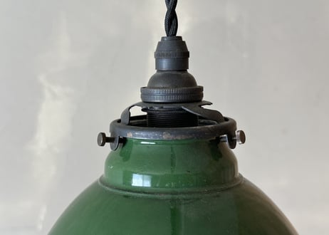 ホーローランプシェード（Green）　S-791①