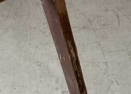 PAINTED Wood Step Ladder 木製脚立　S-802