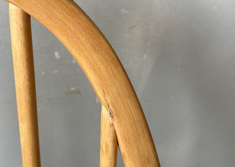 ERCOL アーコール クエーカーチェア(無着色・ワックス仕上げ・背もたれ