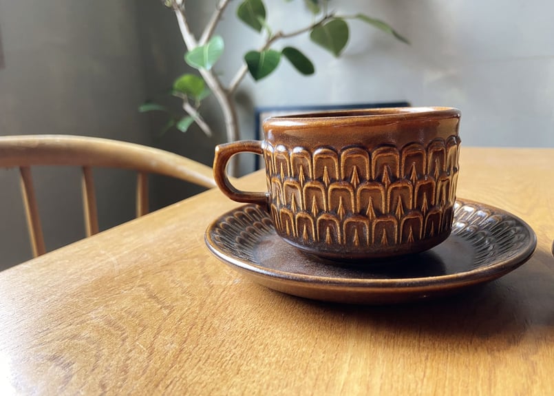 ✶ WEDGWOOD ウェッジウッド [Pennine] カップ＆ソーサー S-271