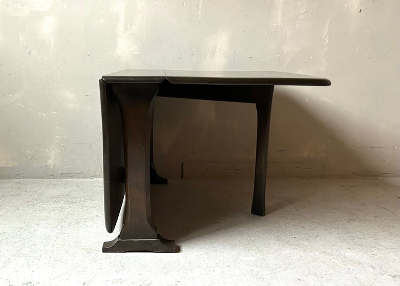 ERCOL アーコール ドロップリーフコーヒーテーブル（ダーク） S-2403