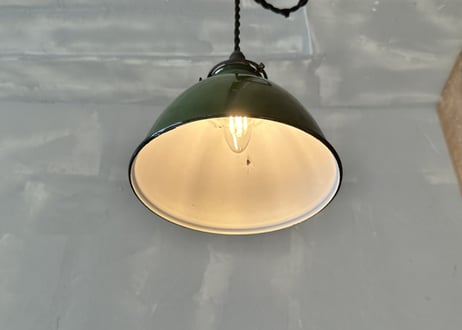 ホーローランプシェード（Green）　S-791①